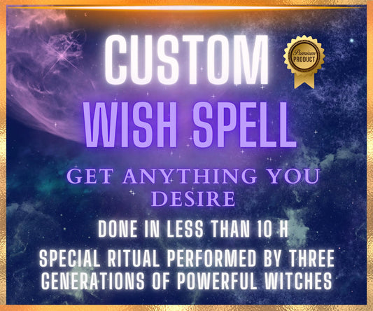 Custom Wish Manifestation Spell – Personalized White Magic Ritual for Love, Wealth & Success